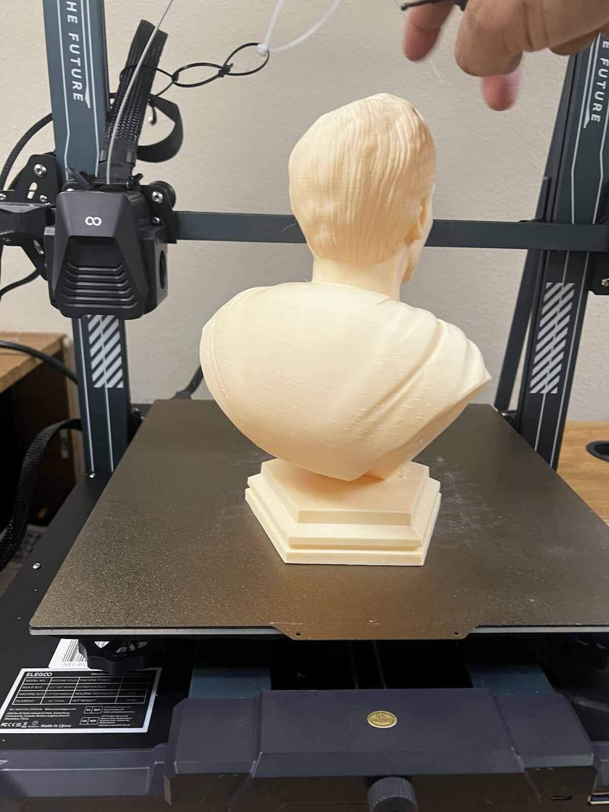 Christopher Reeves Superman Bust Skin Color 3D Print