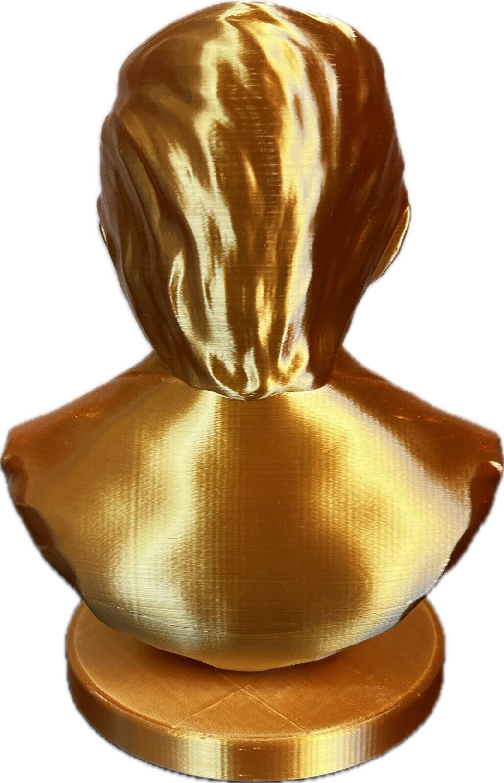Gigantic 343mm President Donald J. Trump Bust – Gold Finish 3D Print