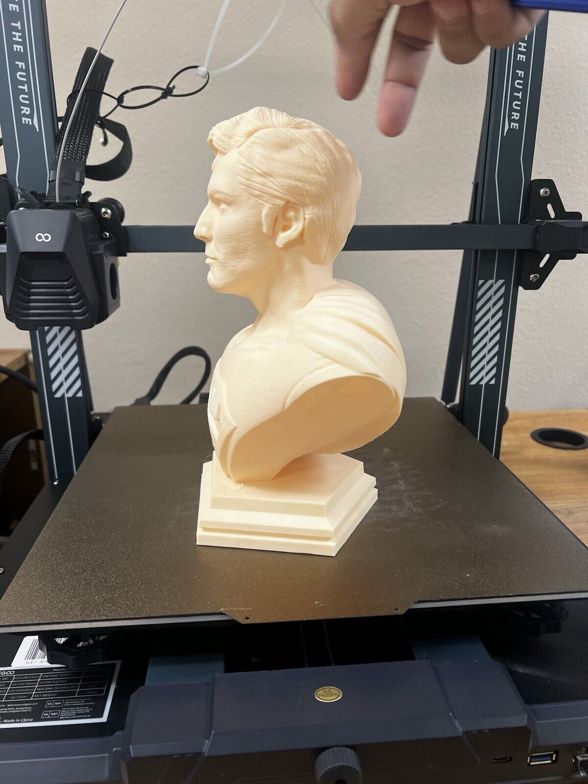 Christopher Reeves Superman Bust Skin Color 3D Print