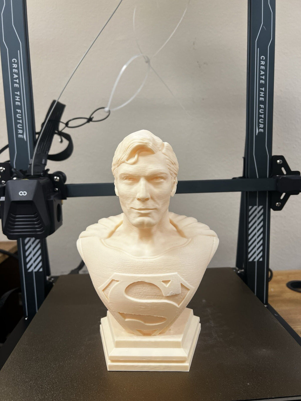 Christopher Reeves Superman Bust Skin Color 3D Print